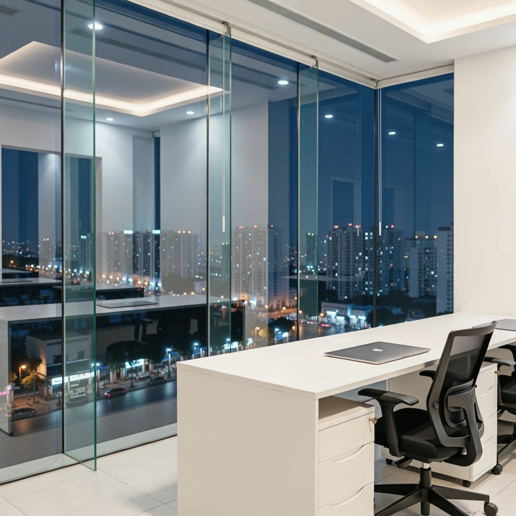 Modern office reflection in HCMC