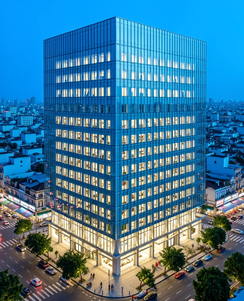 Ho Chi Minh City business district architecture